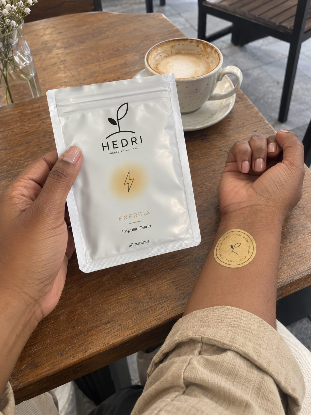 Escena ilustrativa con productos HEDRI